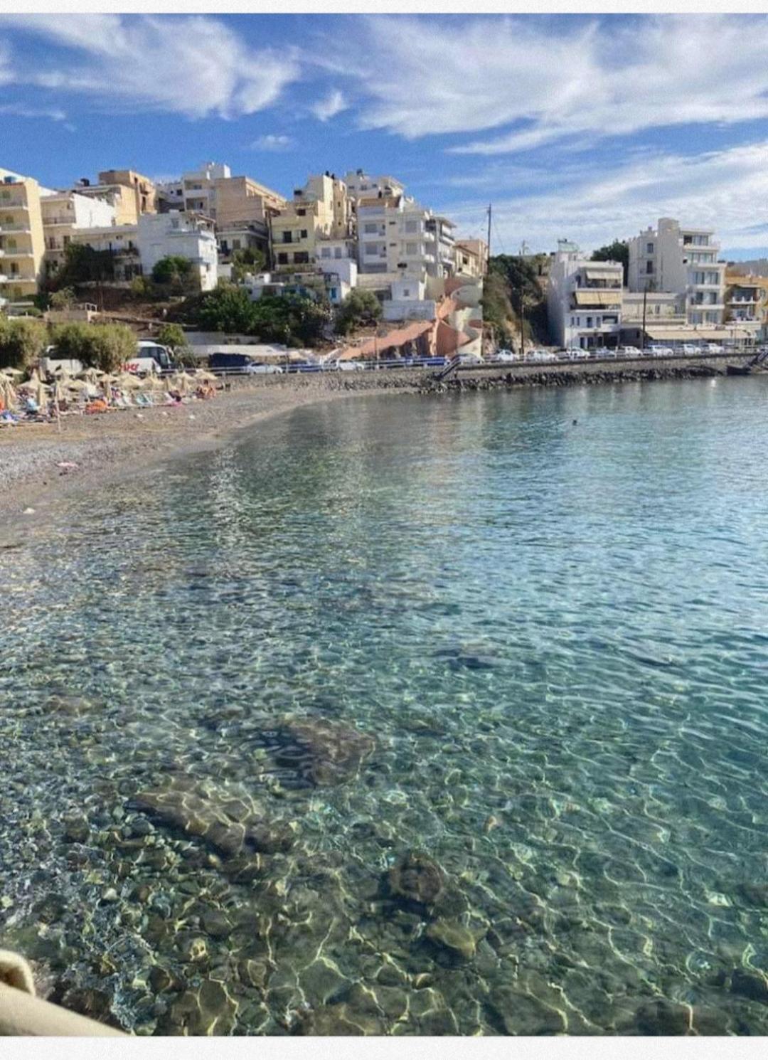 Beachfront Salty Sea Luxury Suite 2 Agios Nikolaos Buitenkant foto
